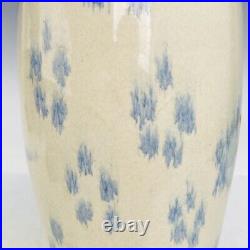 10.4 Chinese Old Antique Porcelain tnag dynasty Blue white fish Pulm Vase