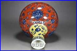 10 China Porcelain ming dynasty xuande mark Blue white colour Lotus flower Vase