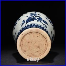 12.6 Antique dynasty Porcelain xuande mark Blue white Branch flower Fruits vase
