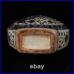 13.3 Porcelain ming dynasty Blue and white yongle mark double ear vase