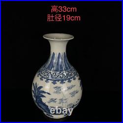 13 Chinese Blue&white Porcelain HandPainted Exquisite Vase