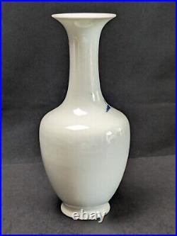 16th Century China Porcelain Vase Ming Dynasty Jiajing Birds Blue White Bottle