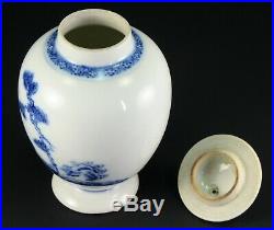 1735-1796 QIANLONG Qing Chinese Fine Porcelain Tea Caddy Blue & White