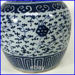 19th Century Chinese Porcelain Blue & White Decorated Jar