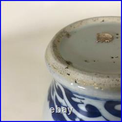 19th century or Earlier Chinese Porcelain Blue & White Vase Planter