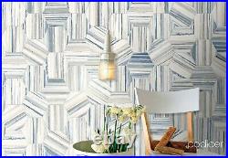 22x25cm Blue white matt porcelain designer hexagon tiles 10 square metres pallet