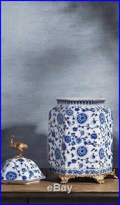 32 cm Chinoiserie jar Blue and White Chinese Porcelain Ginger Jar 3.7021346677
