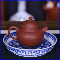 6.6 Collect Chinese Blue White Porcelain Ming Dynasty Eight Treasures Saucer