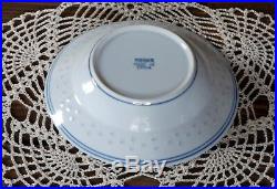 6 Vtg Jingdezhen Blue White Porcelain Bowls Spoons Rice Grain Chrysanthemum 8