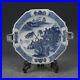 8.3 Chinese Qing Blue-and-white Porcelain Mountain Water Scenery Plate