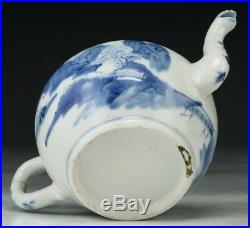 A Chinese Antique Blue & White Porcelain Teapot