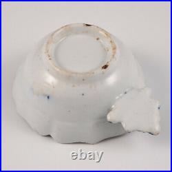 A Very Rare Bow Blue and White Porcelain Wine Taster c1765