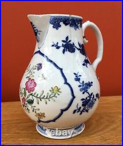 Antique 18th Century Chinese Export Porcelain Blue and White Large Jug