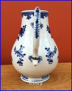 Antique 18th Century Chinese Export Porcelain Blue and White Large Jug