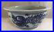 Antique Chinese Blue And White Porcelain Dragon Decorated Planter Jardiniere