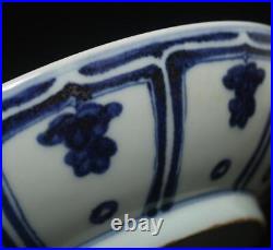 Antique Chinese Blue & White Porcelain Dish withphoenix