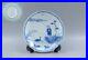Antique Chinese Blue White Porcelain Saucer Dish Fisherman Scene Qianlong 18th C