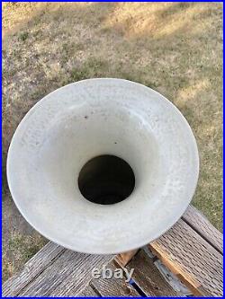 Antique Chinese Blue and White Porcelain Figure Vase