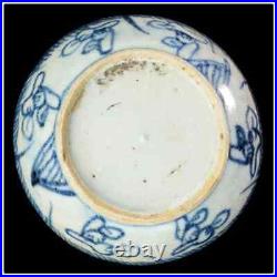 Antique Chinese Early Ming Blue & White Lidded Porcelain Box