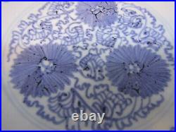 Antique Chinese Ming dynasty blue and white porcelain bowl nicely painted