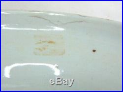 Antique Chinese Porcelain Celadon Blue & White Floor Vase