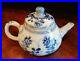 Antique Chinese Teapot Porcelain Yixing Sencha Asian Pottery Art Blue White 18th