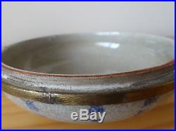 Antique Vintage Chinese Blue and White Porcelain Pot Jar Shunzhi Emperor Mark