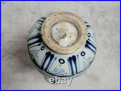 Antique or Vintage Chinese Blue White Porcelain Vase(10H)