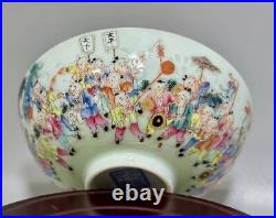 Beautiful Chinese Handmade Painting Blue White Porcelain Dragon Bowl