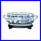 Blue And White Porcelain Chinoiserie Foot Bath Basin