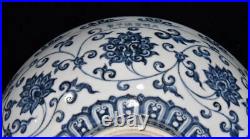Blue&white Porcelain Handmade Exquisite Flowers&Plants Pattern Bowls 3396