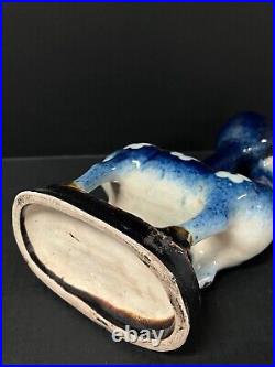 Chinese Art Porcelain Blue And White Candle Holder