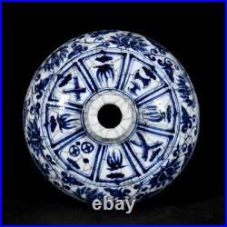 Chinese Blue&White Porcelain HandPainted Exquisite Figure Vase 19271