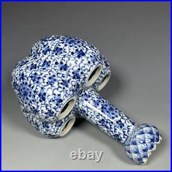 Chinese Blue&White Porcelain Handmade Exquisite Flower Pattern Vases 8803