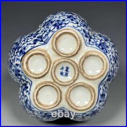 Chinese Blue&White Porcelain Handmade Exquisite Flower Pattern Vases 8803