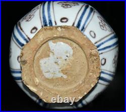 Chinese Blue&White Porcelain Handpainted Flowers&Plants Pattern Vases 12663