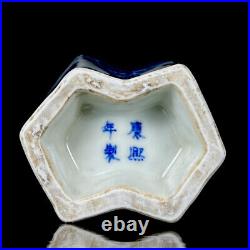 Chinese Blue&white Porcelain HandPainted Exquisite Figure Vase 16677