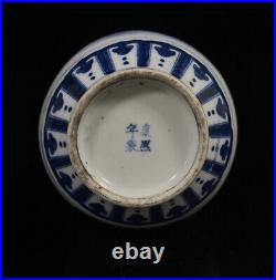 Chinese Blue&white Porcelain HandPainted Exquisite Vase 22324