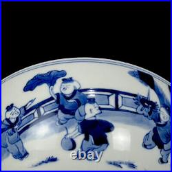Chinese Blue&white Porcelain Handmade Exquisite Figure Bowls 17260