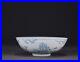 Chinese Blue&white Porcelain Handmade Exquisite Figures Bowls 12021