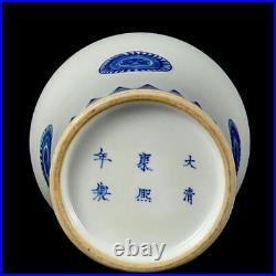 Chinese Blue&white Porcelain Handmade Exquisite Pattern Vase 14921