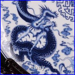 Chinese Old Qing dynasty Porcelain Blue white Flowers collect Chess plate