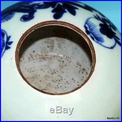 Chinese Porcelain Antique Celadon Phoenix Blue White 19thc Qing Vase