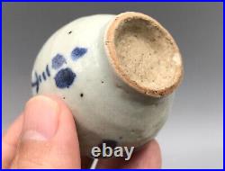 Chinese Yuan Dynasty Blue & White Jarlet