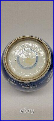 Chinese porcelain Blue and White Ginger Jar cherry blossom