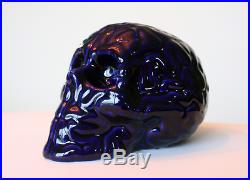 Emilio Garcia Porcelain Skull Brain- KAWS Kolin. Tribu black pink blue white