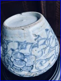 Fine Antique Chinese Porcelain Blue And White Ginger Jar 11.5