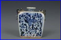 Fine Beautiful Chinese Blue and White Porcelain Phoenix Vase