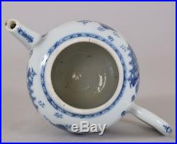 Kangxi Period Blue White Teapot Chinese Porcelain Qing Dynasty Landscape