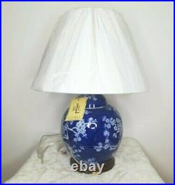 LAUREN RALPH LAUREN Blue&White Porcelain Porcelain BIG Table Lamp 67x42cm, NEW